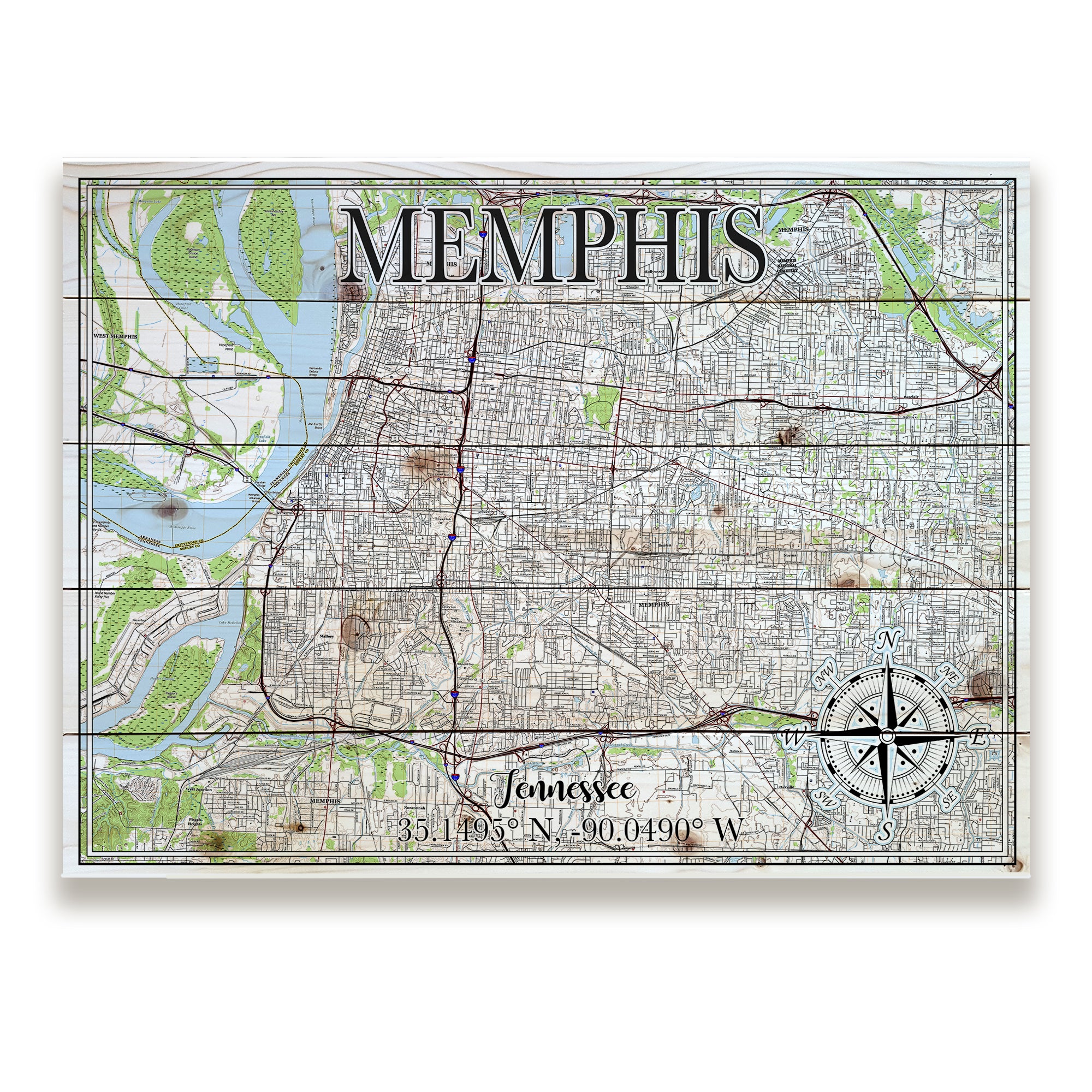 Memphis, TN Pallet Map