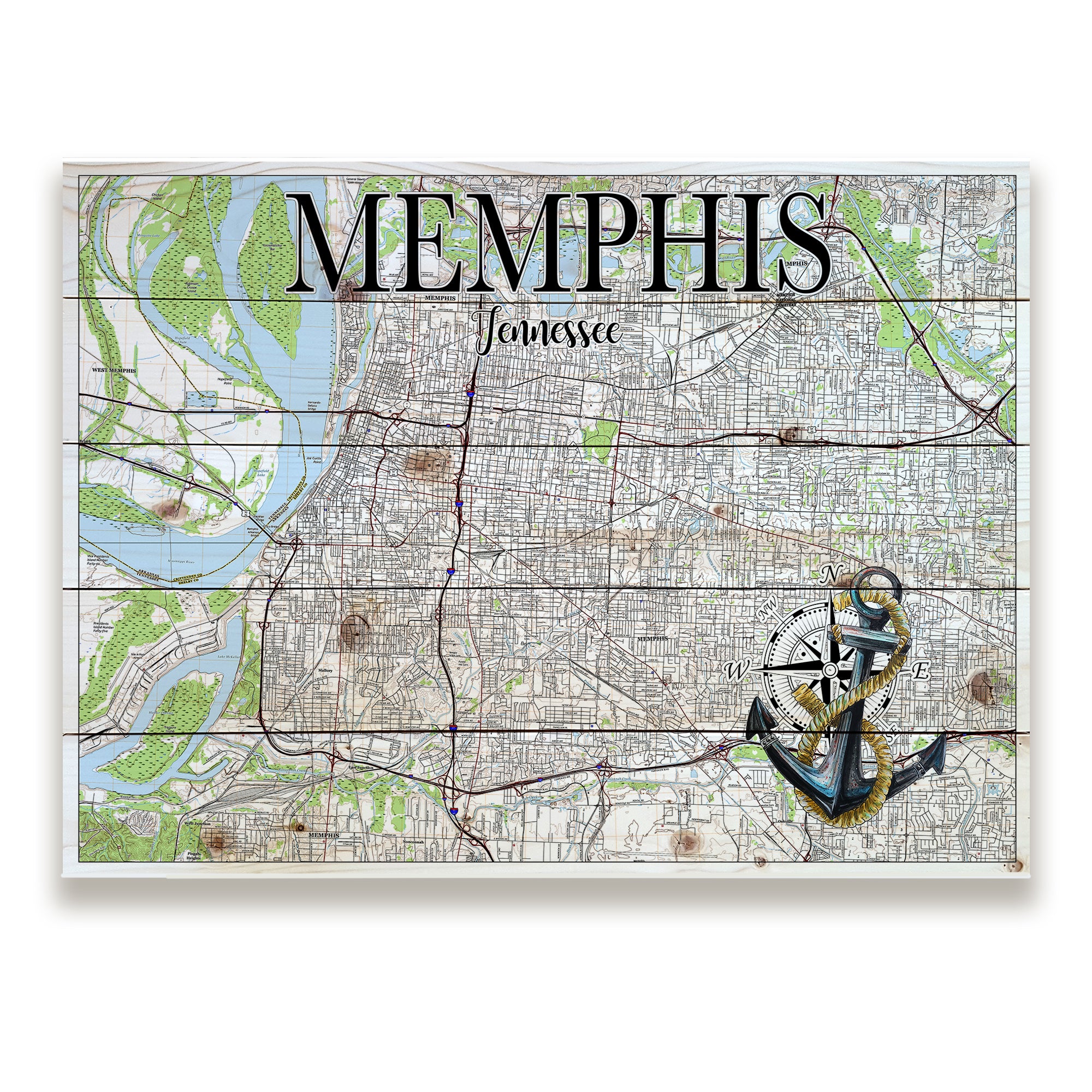 Memphis, TN- Anchor Pallet Map