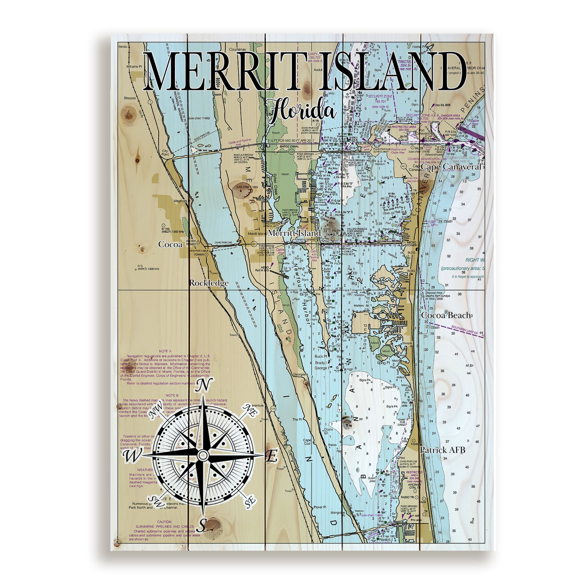 Merrit Island, FL  Pallet Map