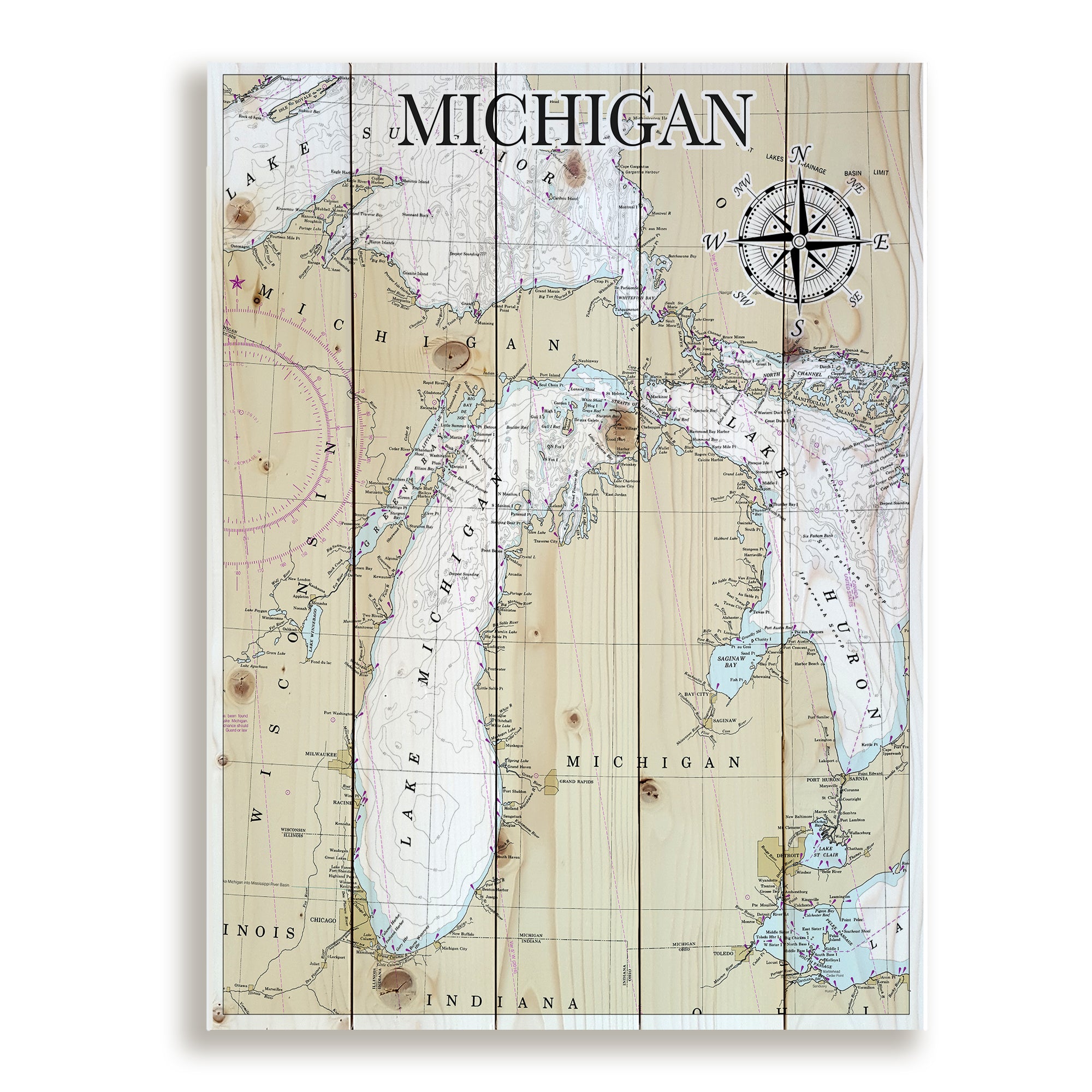 Michigan Pallet Map
