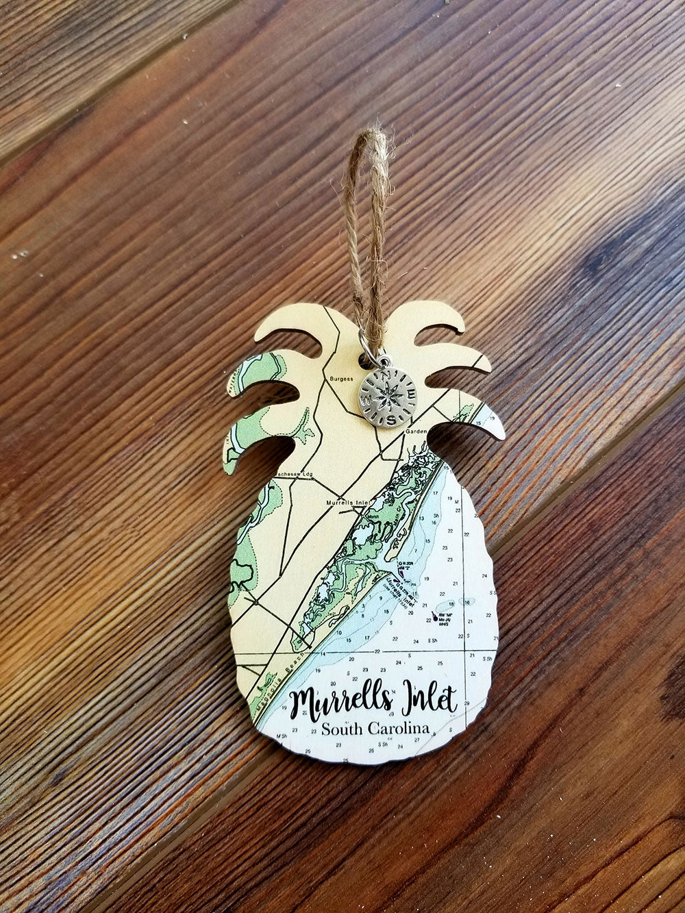 Murrells Inlet, SC Pineapple Ornament