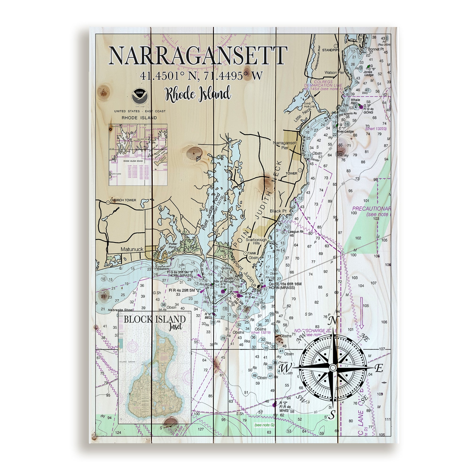 Narragansett, RI Pallet Map