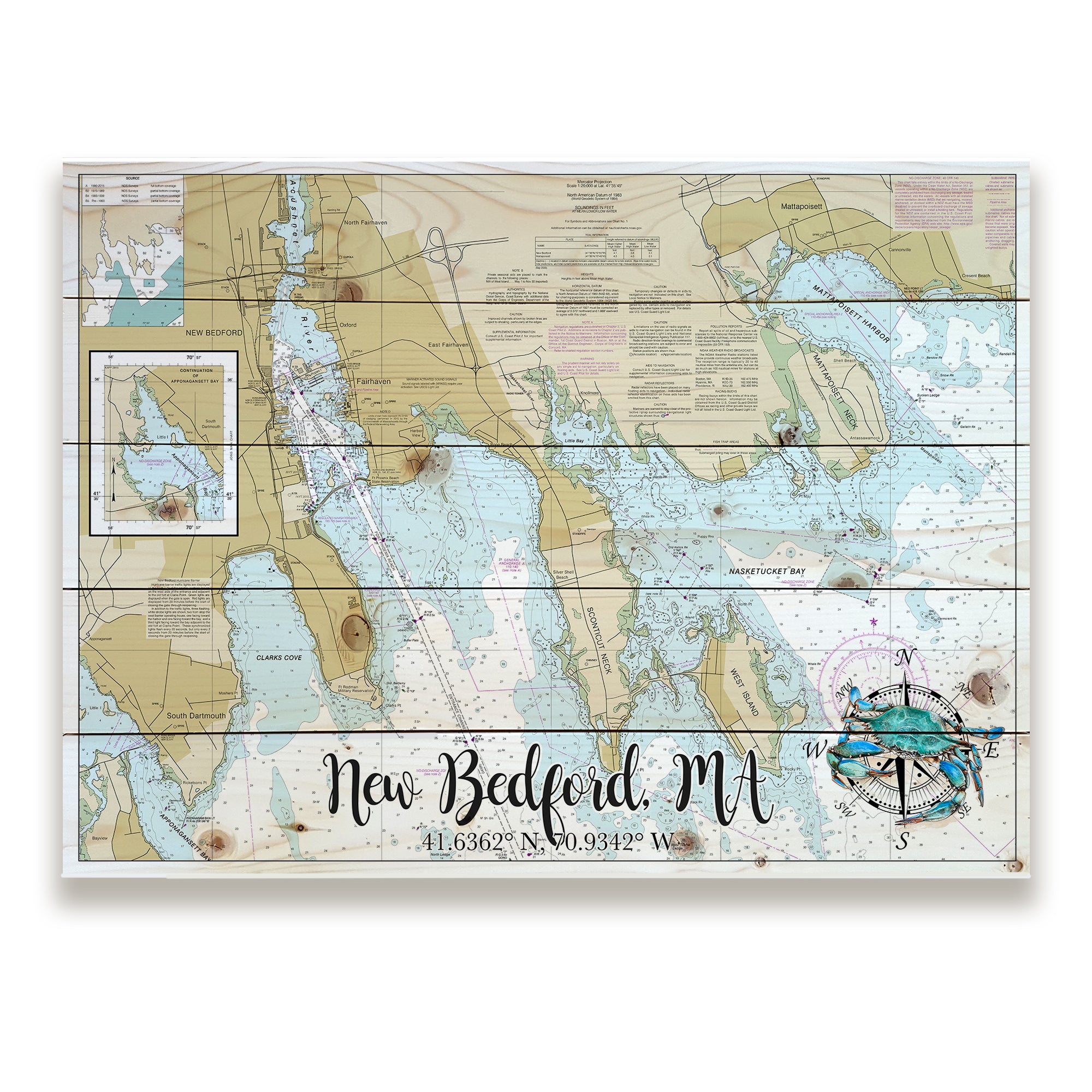 New Bedford, MA Pallet Map