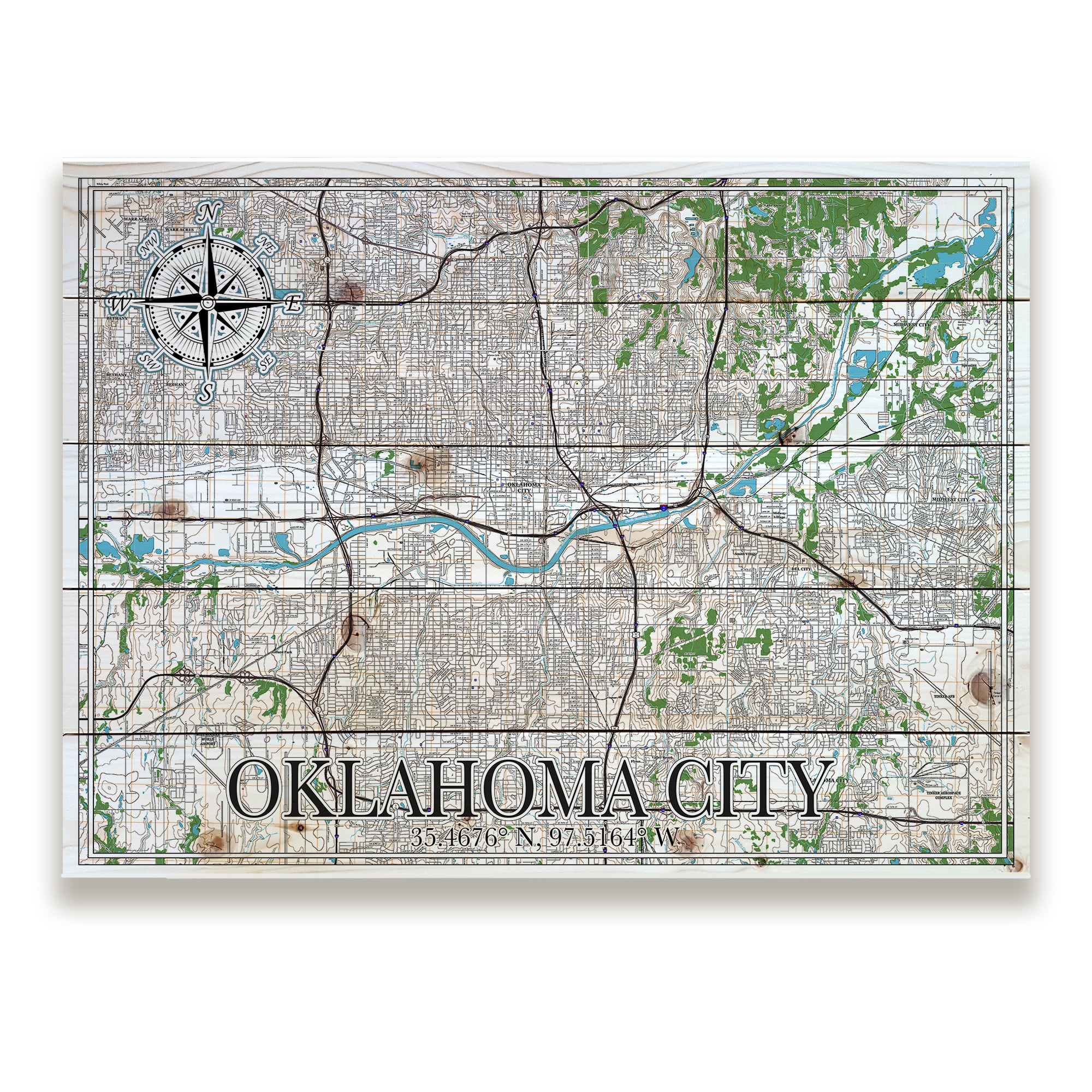 Oklahoma City, OK Pallet Map