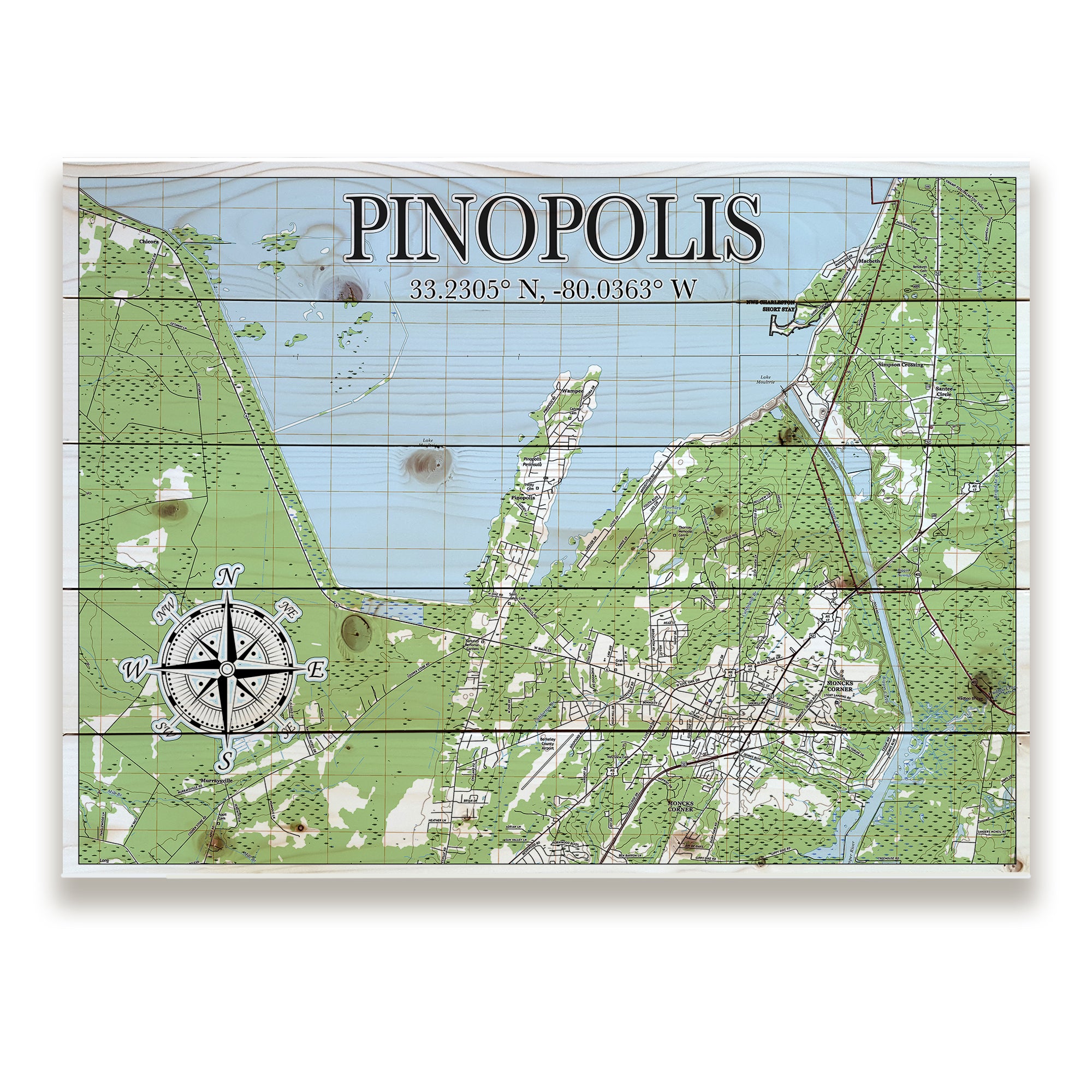 Pinopolis Sc Pinopolis, SC Pallet Map – MapMom