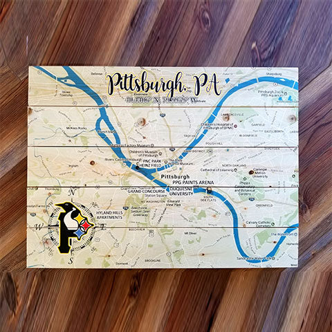 Pittsburgh, PA Pallet Map