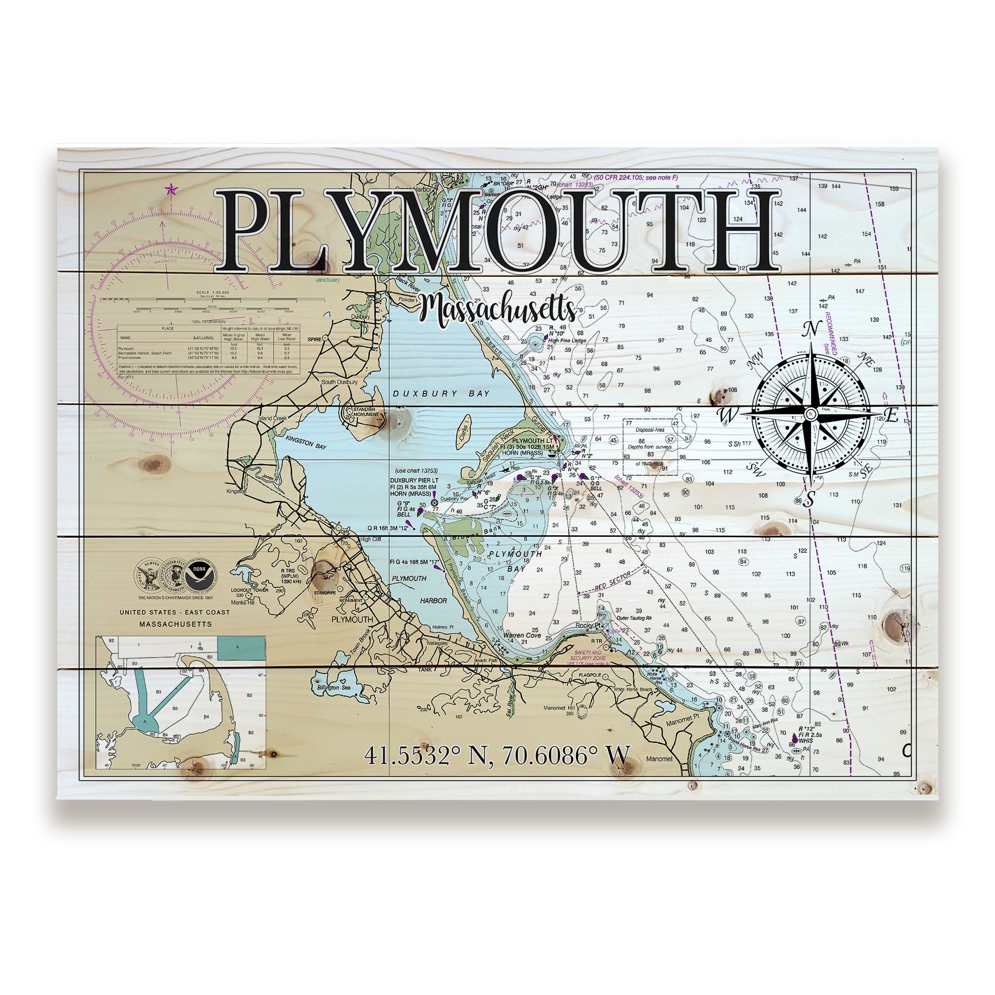 Plymouth, MA Pallet Map