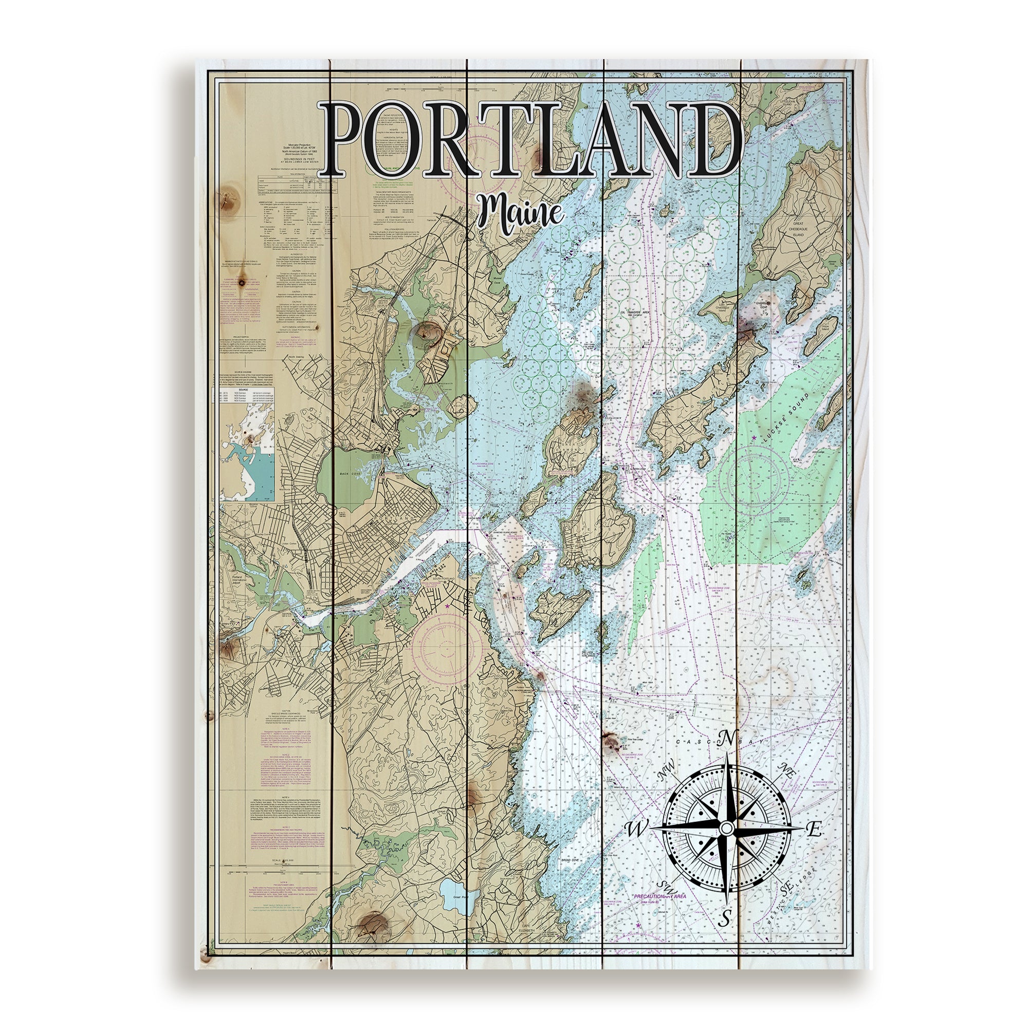 Portland, ME  Pallet Map