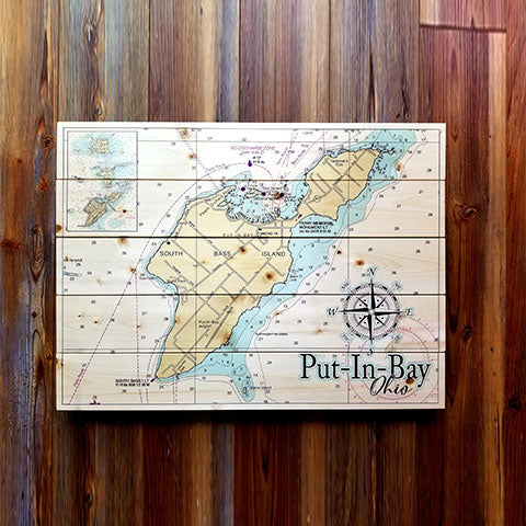 Put In Bay, OH Pallet Map