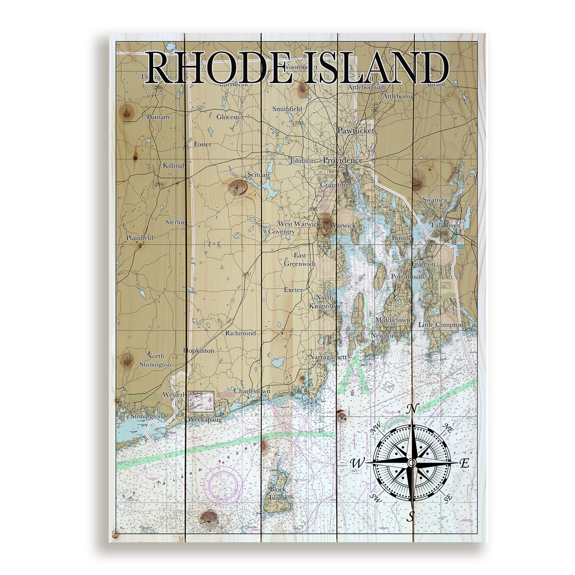 Rhode Island Pallet Map