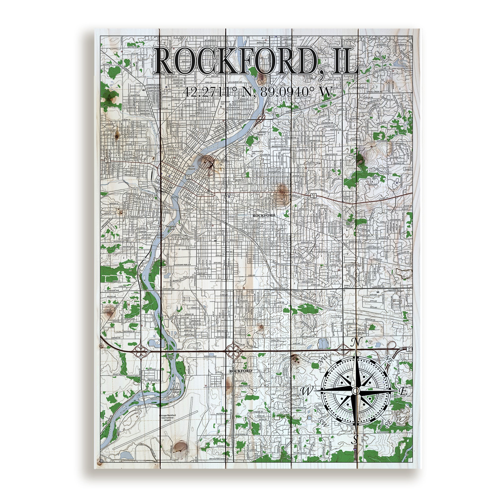 Rockford, IL Pallet Map