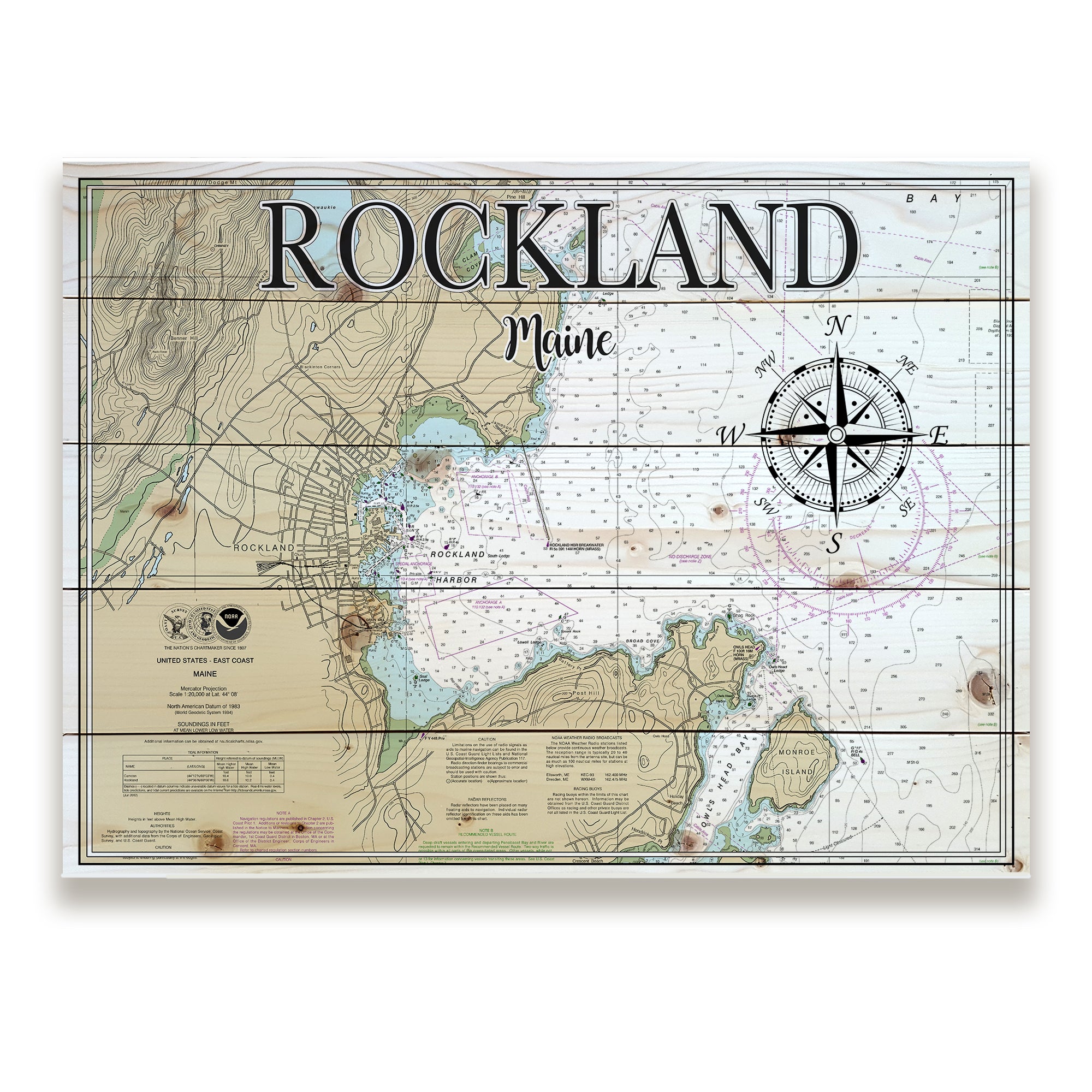Rockland, ME Pallet Map