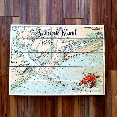 Seabrook Island, SC Pallet Map