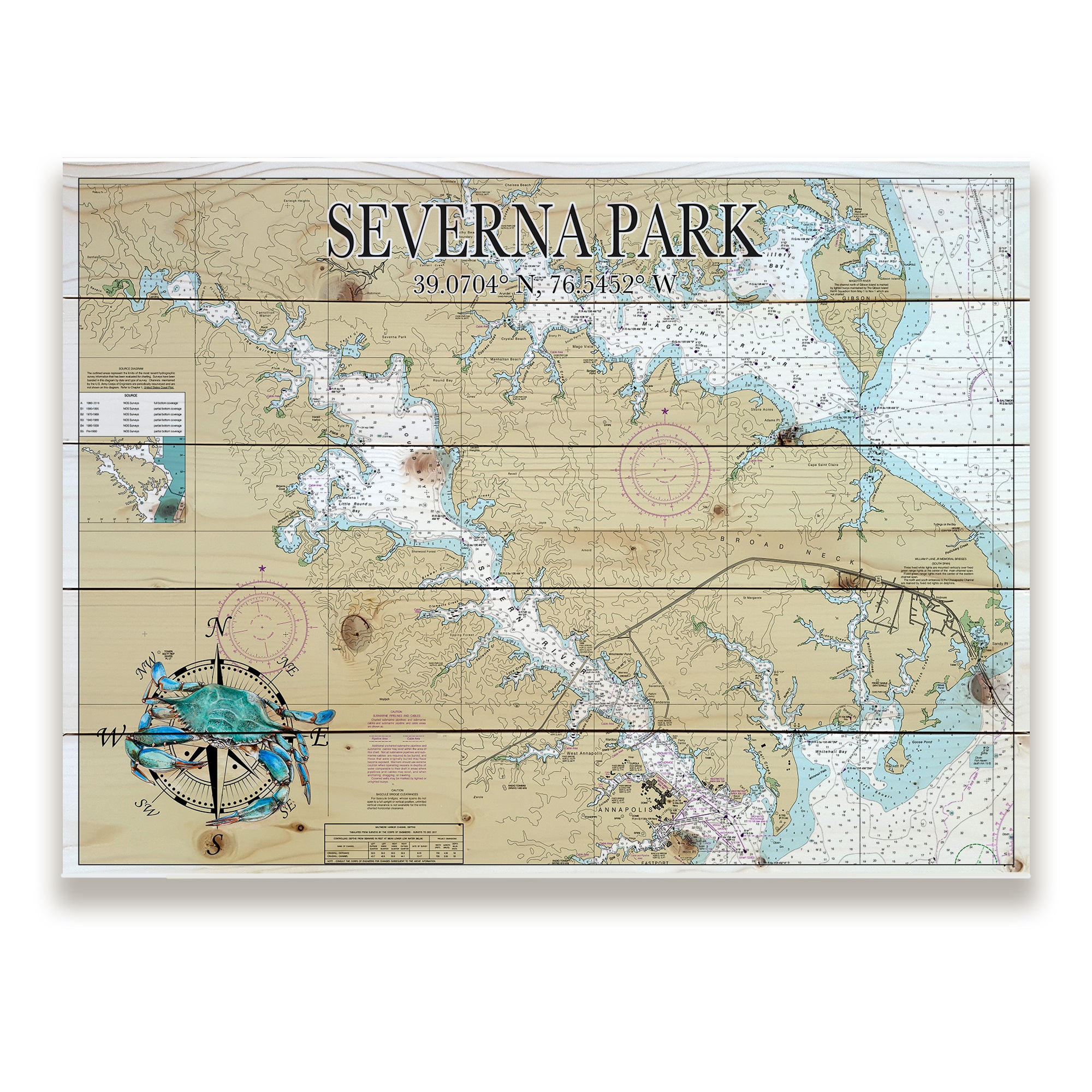 Severna Park, MD Pallet Map