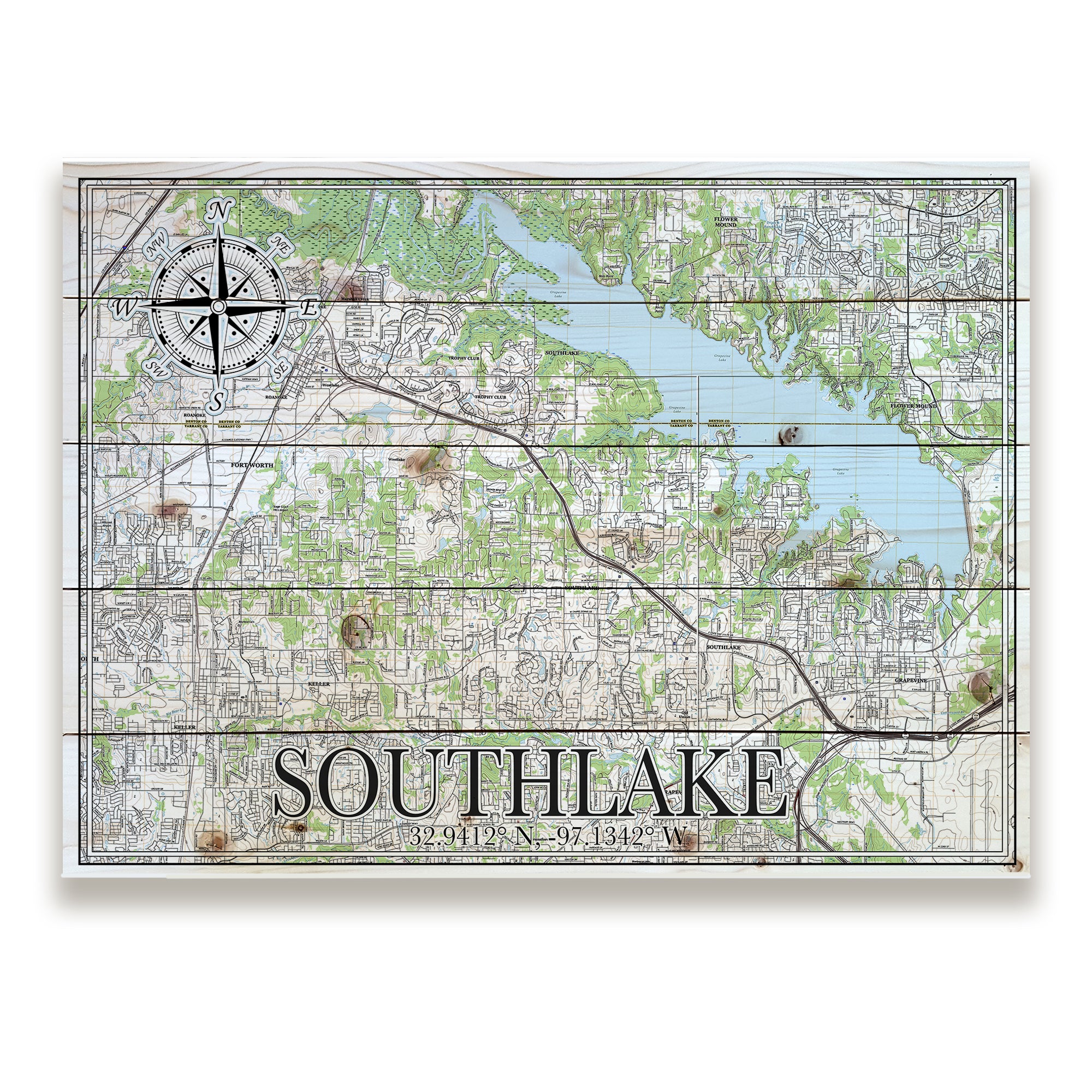 Southlake, TX Pallet Map