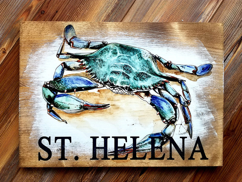 St Helena, SC Crab Plank