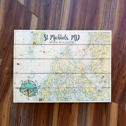 St Michaels, MD Pallet Map