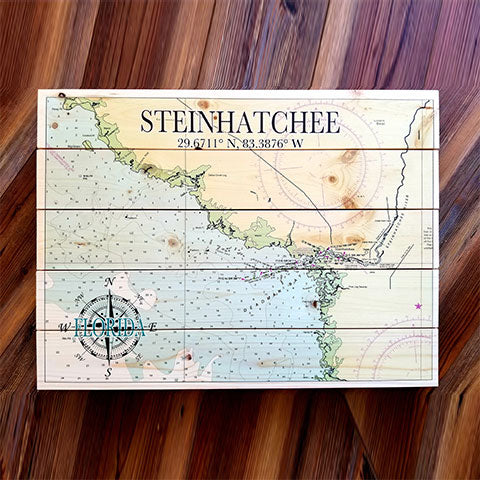 Steinhatchee, FL Pallet Map