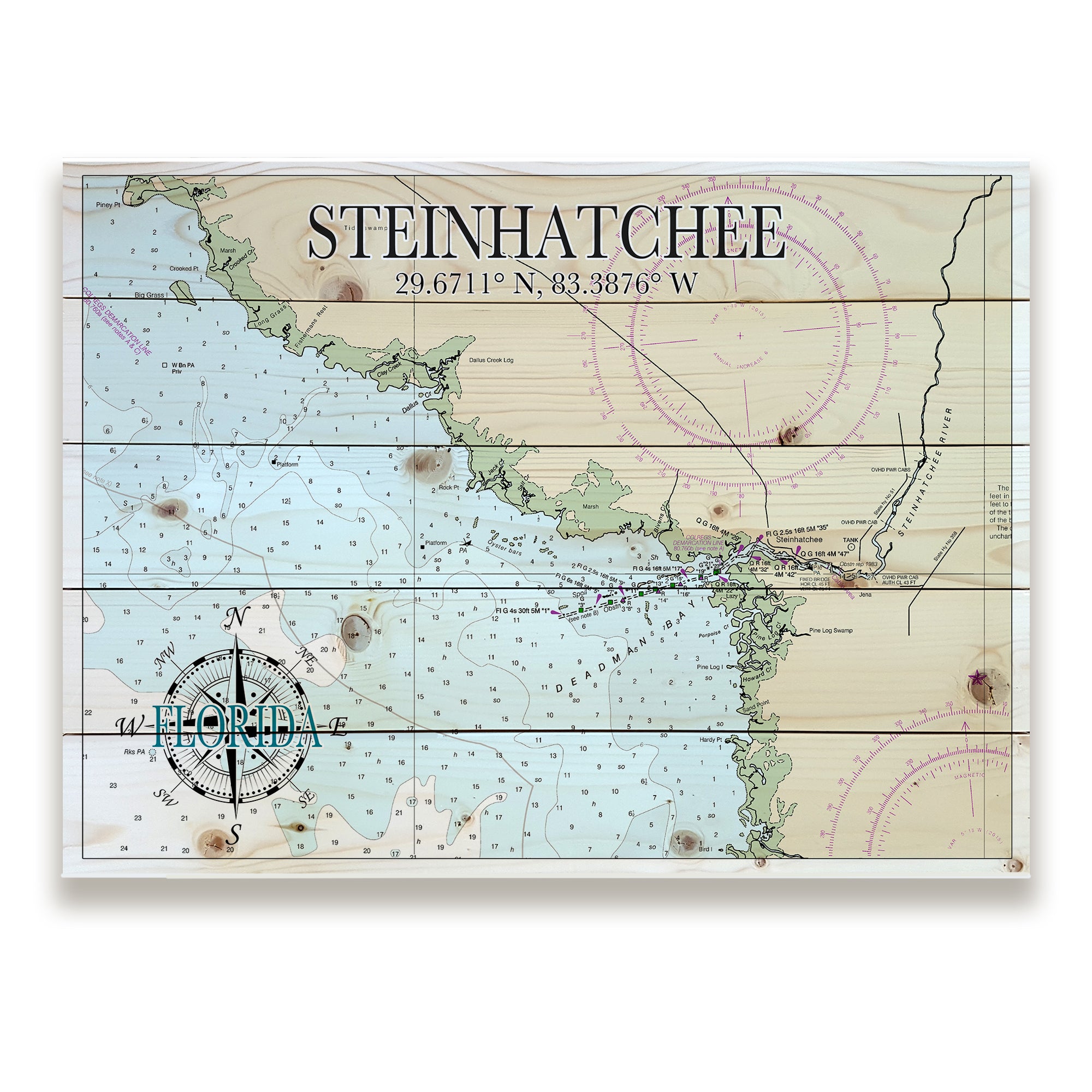 Steinhatchee, FL  Pallet Map