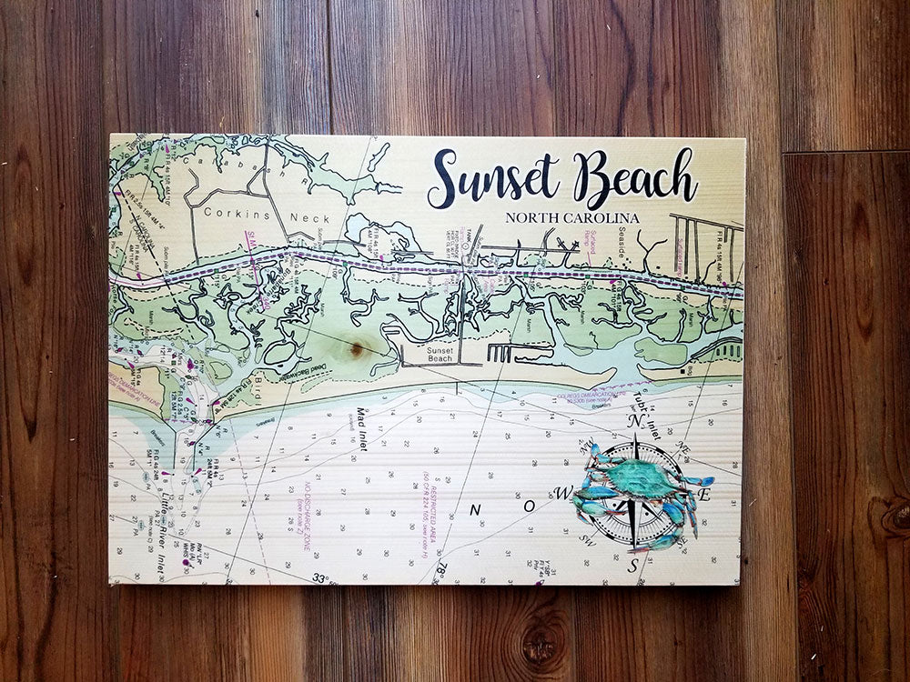 Sunset Beach, NC Plank