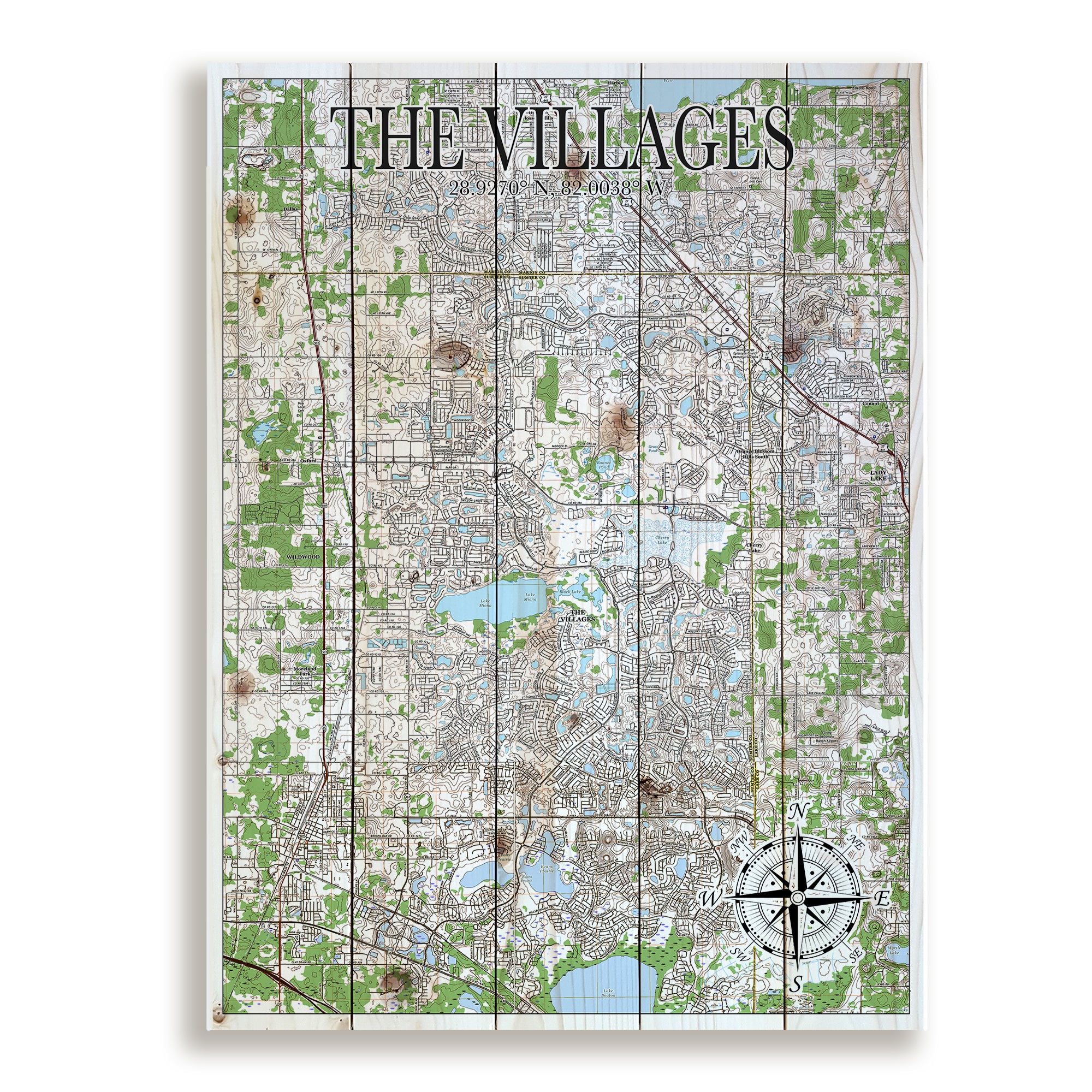 The Villages,  FL Pallet Map