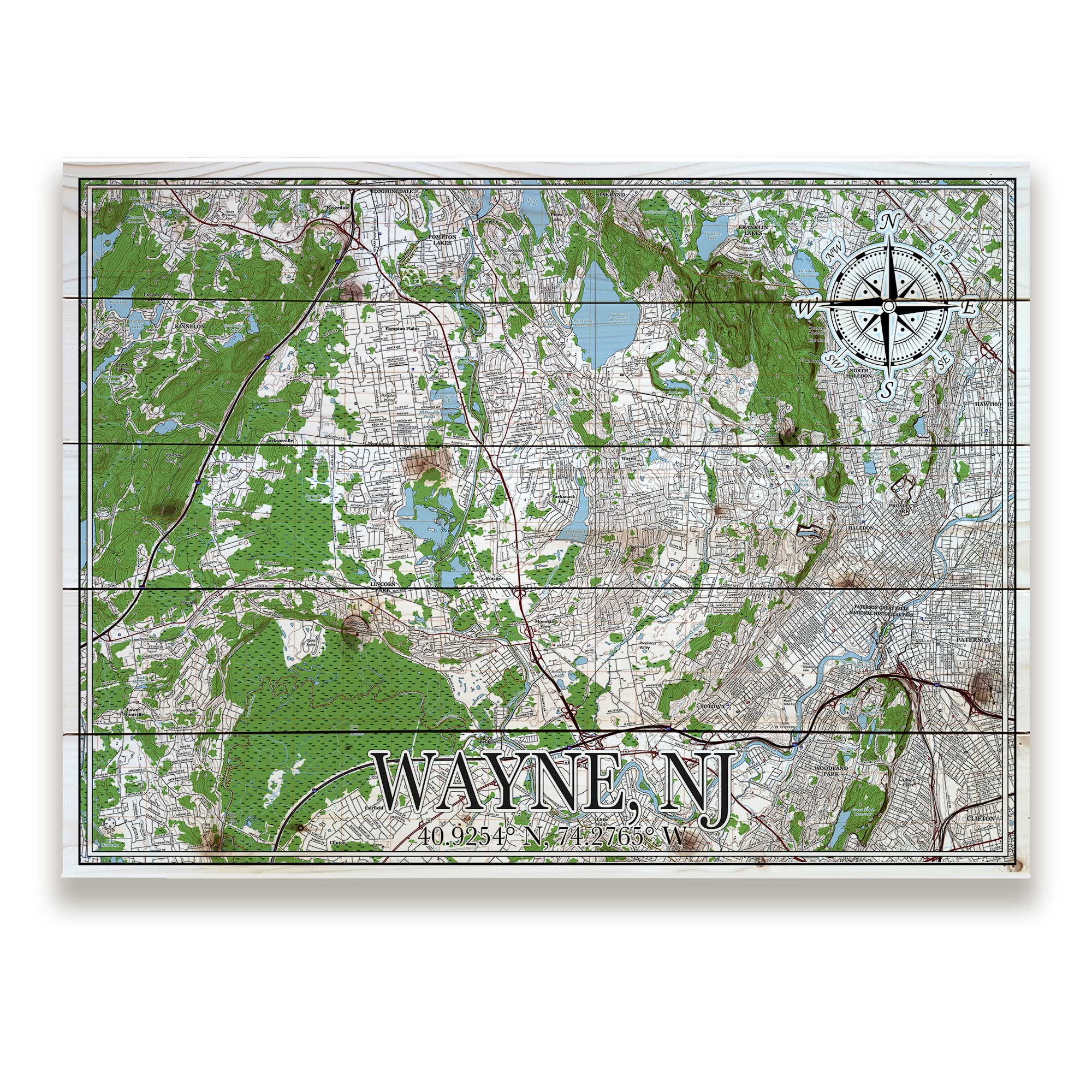 Wayne, NJ Pallet Map