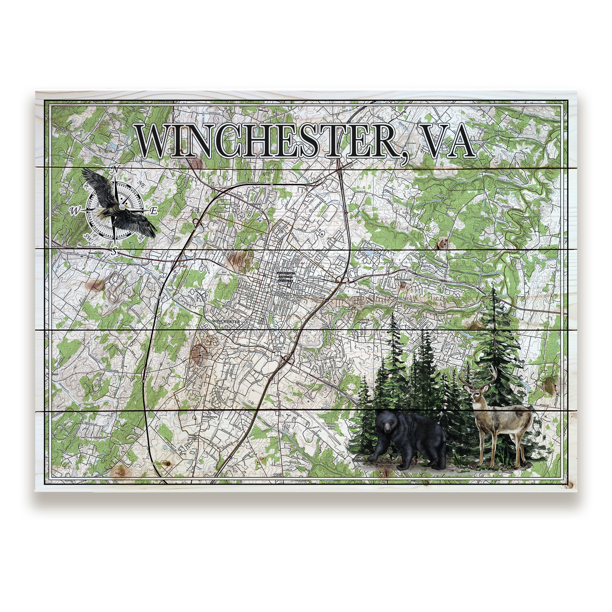 Winchester, VA Pallet Map